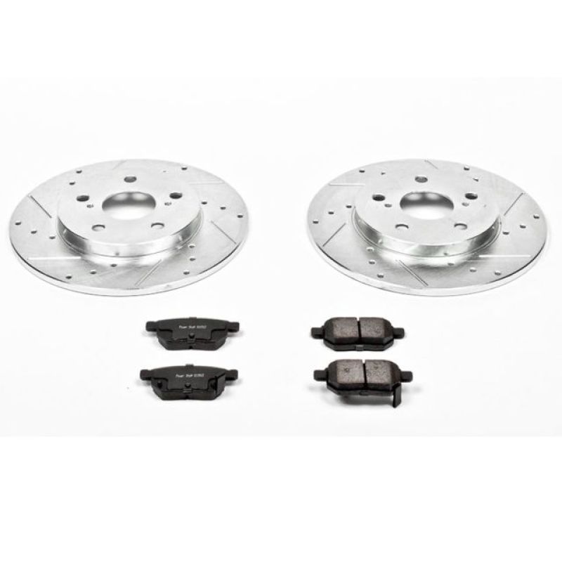 PowerStop K4737 fits Pontiac 09-10 Vibe Rear Z23 Evolution Sport Brake Kit