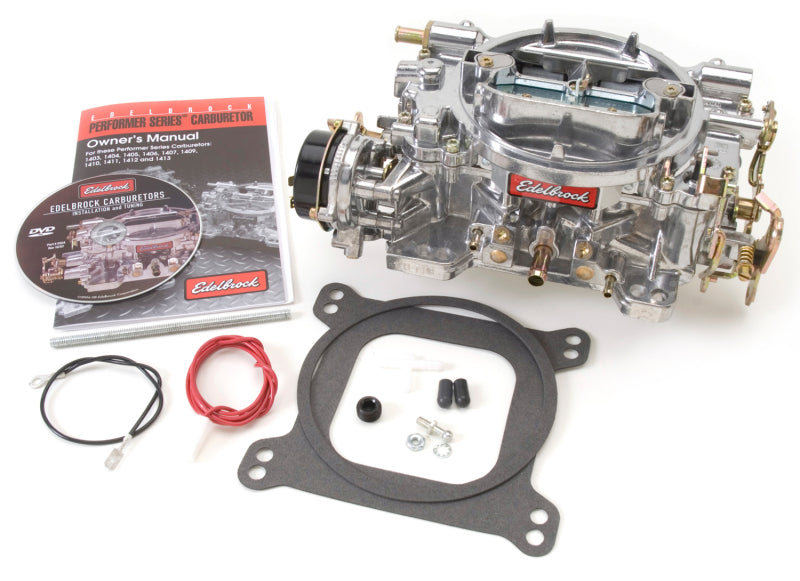 Edelbrock 1411 Carburetor Performer Series 4-Barrel 750 CFM Electric Choke Satin Finish