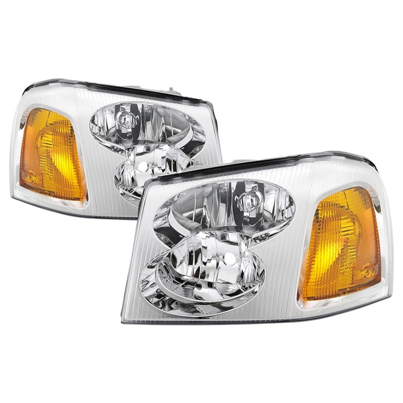 xTune 9042669 02-09 fits GMC Envoy OEM Style Headlights - Chrome (HD-JH-GEN02-A