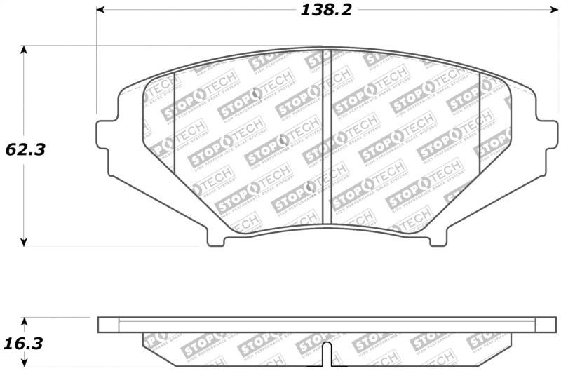 StopTech 308.1009 Street Touring RX-8 Front Pads