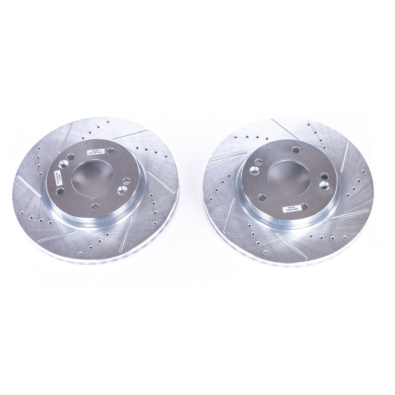PowerStop fits Hyundai 11-19 Elantra Front Evolution Drilled & Slotted Rotors -