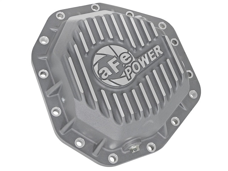 AFE 46-70350 Street Ser Rear Diff Cover Raw w/Mach Fin 2017 fits Ford Diesel Tr