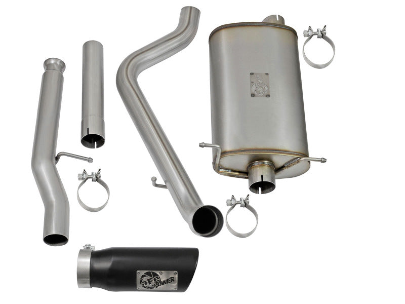 AFE 49-44072-B rce XP Exhausts Cat-Back Black Tip 09-17 fits GM Silverado 1500