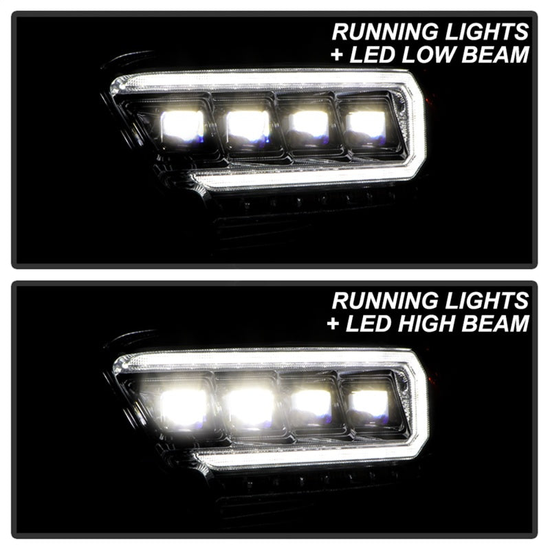 Spyder 5088383 fits Toyota 16-20 Tacoma LED Model Only High-Power LED Headlight