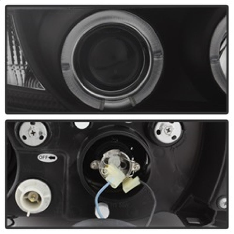 Spyder 5009081 fits BMW 96-02 Z3 Projector Headlights LED Halo Black High H1 Lo