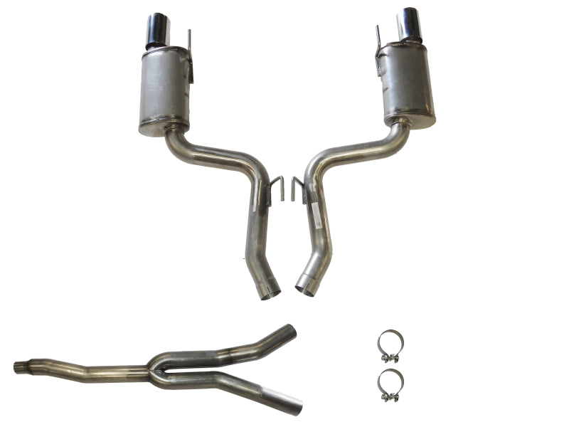 JBA 40-2648 15-20 fits Ford Mustang EcoBoost 2.3L 409SS Dual Rear Exit Cat-Back Exhaust