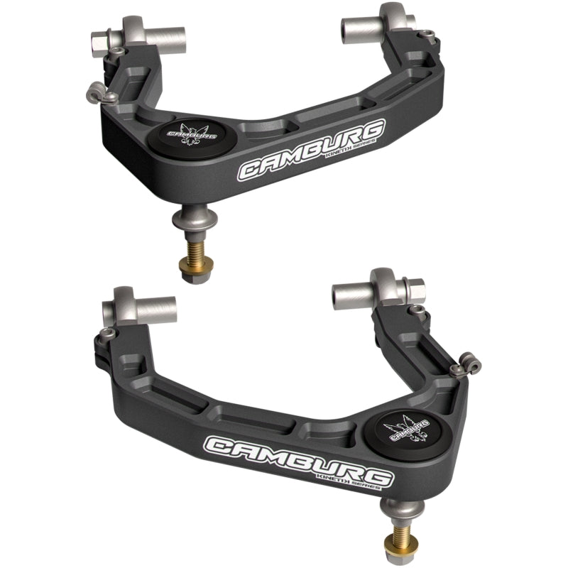 Camburg CAM-110307-GRY 2024 fits Ford Ranger Raptor KINETIK Performance Billet Uniball Upper Arms (GRAY)