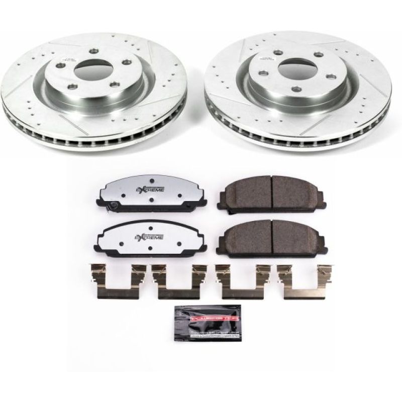 PowerStop K5529-26 08-09 fits Pontiac G8 Front Z26 Street Warrior Brake Kit