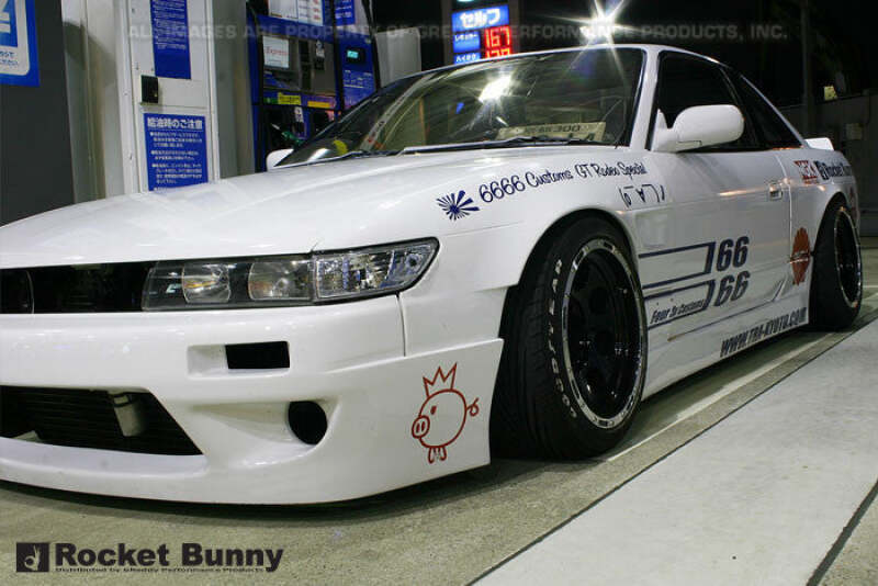 GReddy 17020232 89-93 fits Nissan 240SX/Silvia S13 Rocket Bunny Side Skirts Ver.