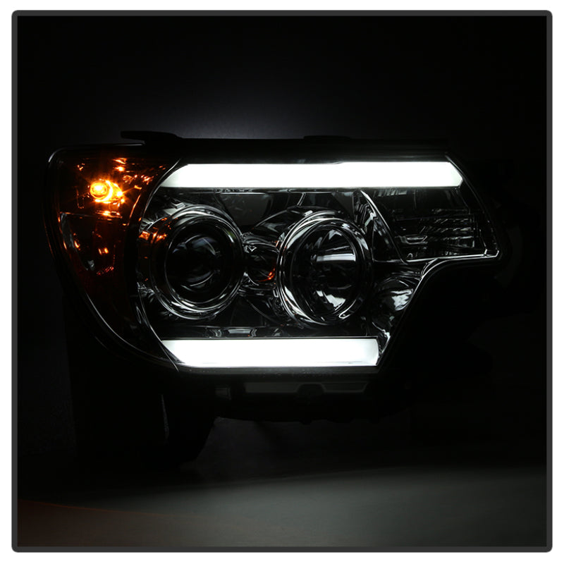 Spyder 5081704 fits Toyota 12-16 Tacoma Projector Headlights Light Bar DRL Chro