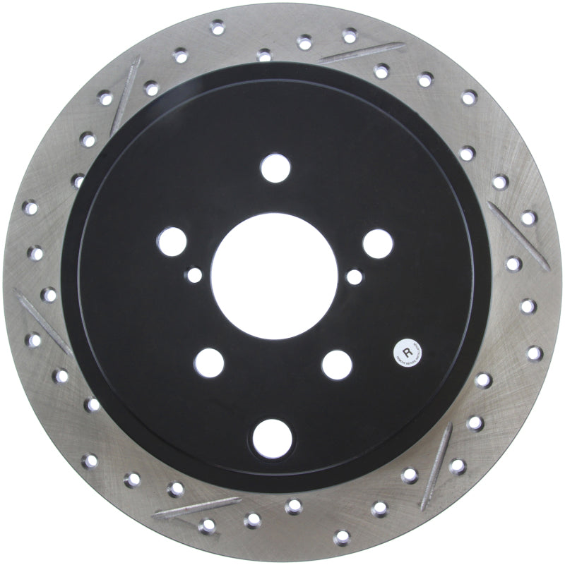 Stoptech 127.47029R 08-10 fits Impreza WRX (Exc STi)/08-10 Impreza Coupe/Sedan Slotted & Drilled Right Rear Rotor