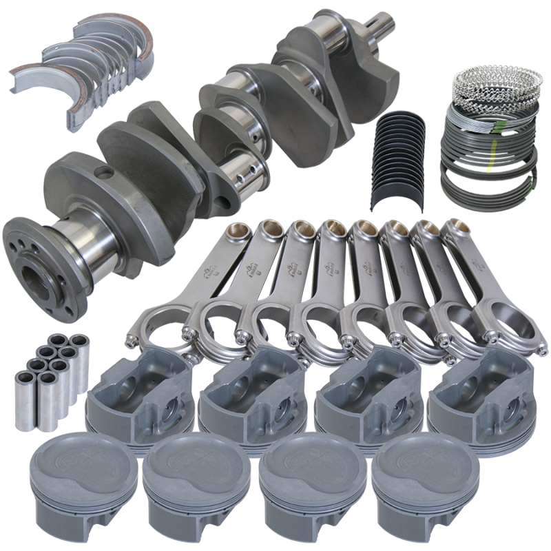 Eagle 525054155 fits Pontiac 455 4.250in Crank 6.800in I-Beam Rods -22cc 4.155in Pistons Rotating Assembly