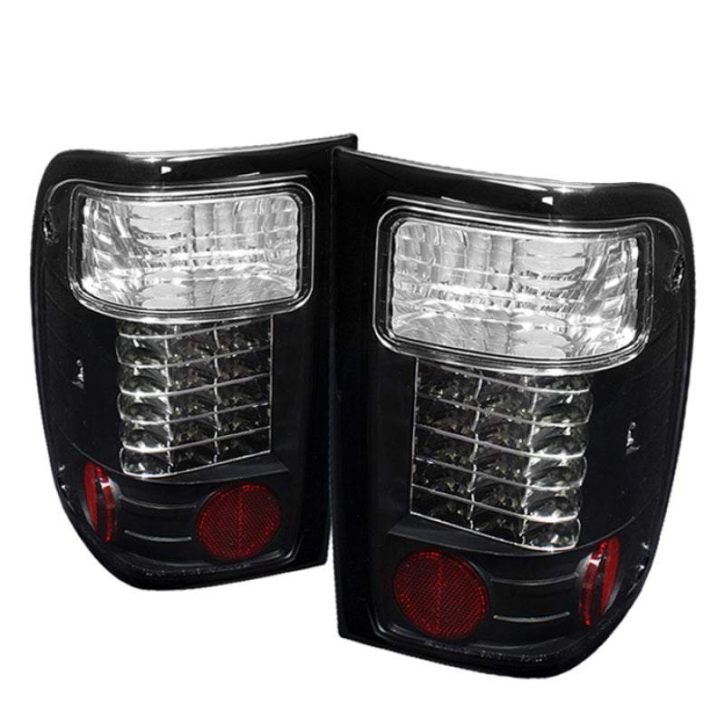 Spyder 5003836 fits Ford 01-05 Ranger LED Tail Lights Black ALT-YD-FR98-LED-BK
