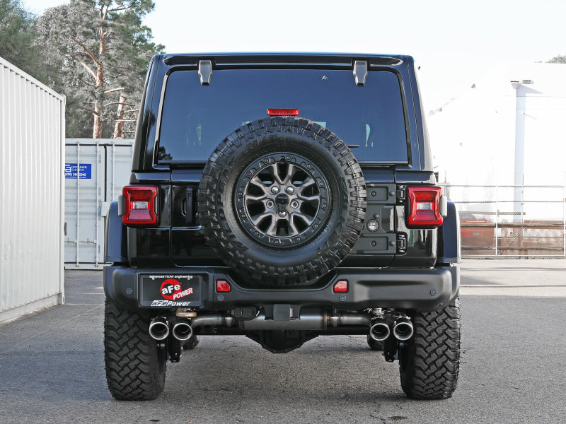 AFE 49-38098-P Series 2.5in 304SS Cat-Back Exhaust 2021+ fits Jeep Wrangler 39