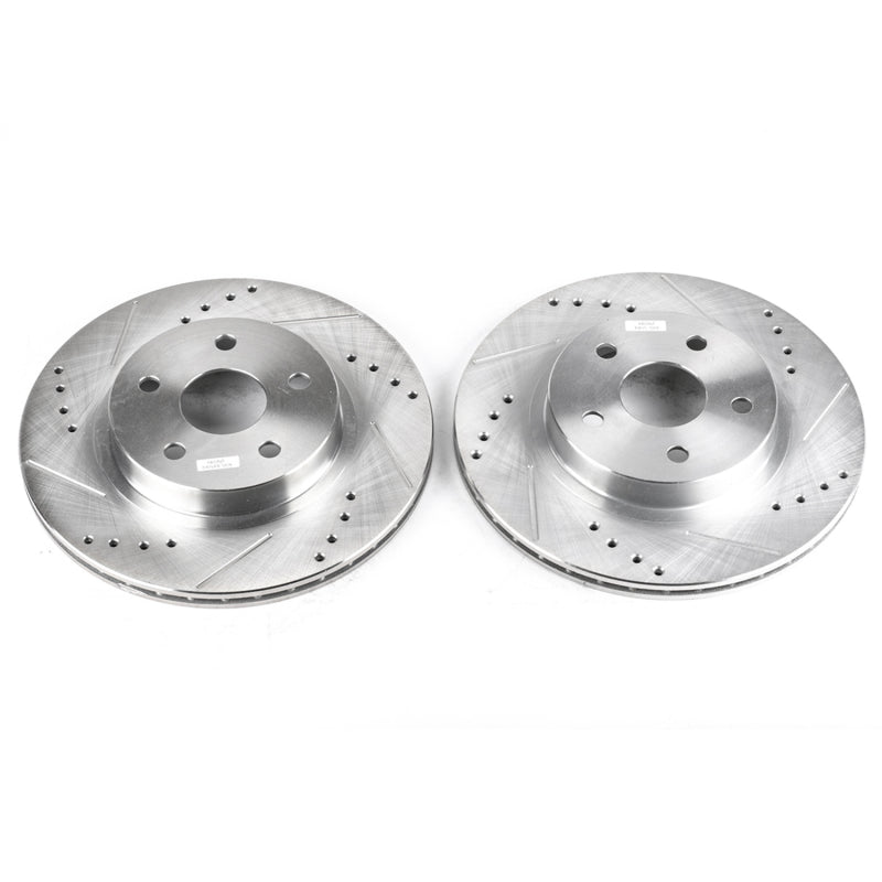 PowerStop fits Toyota 96-00 RAV4 Front Evolution Drilled & Slotted Rotors - Pair