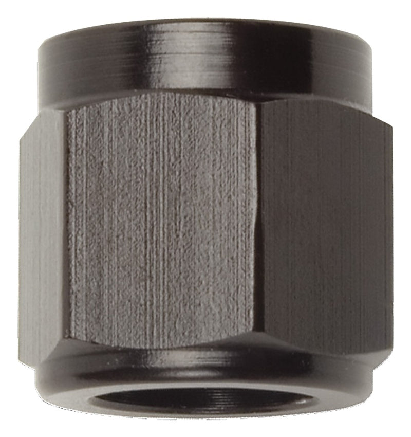 Russell 660593 Performance -10 AN Tube Nuts 5/8in dia. (Black) (1 pc.)