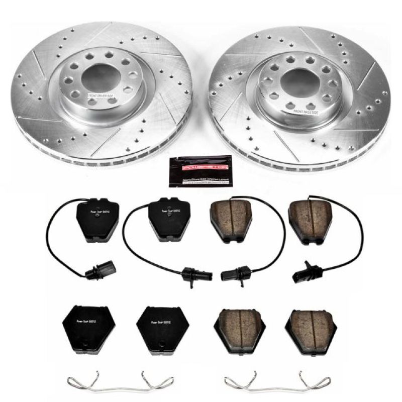 PowerStop K948 fits Audi 00-04 A6 Quattro Front Z23 Evolution Sport Brake Kit