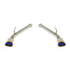 Remark RO-TTQ6-D fits Infiniti Q60 Axle Back Exhaust Burnt Double Wall Tip