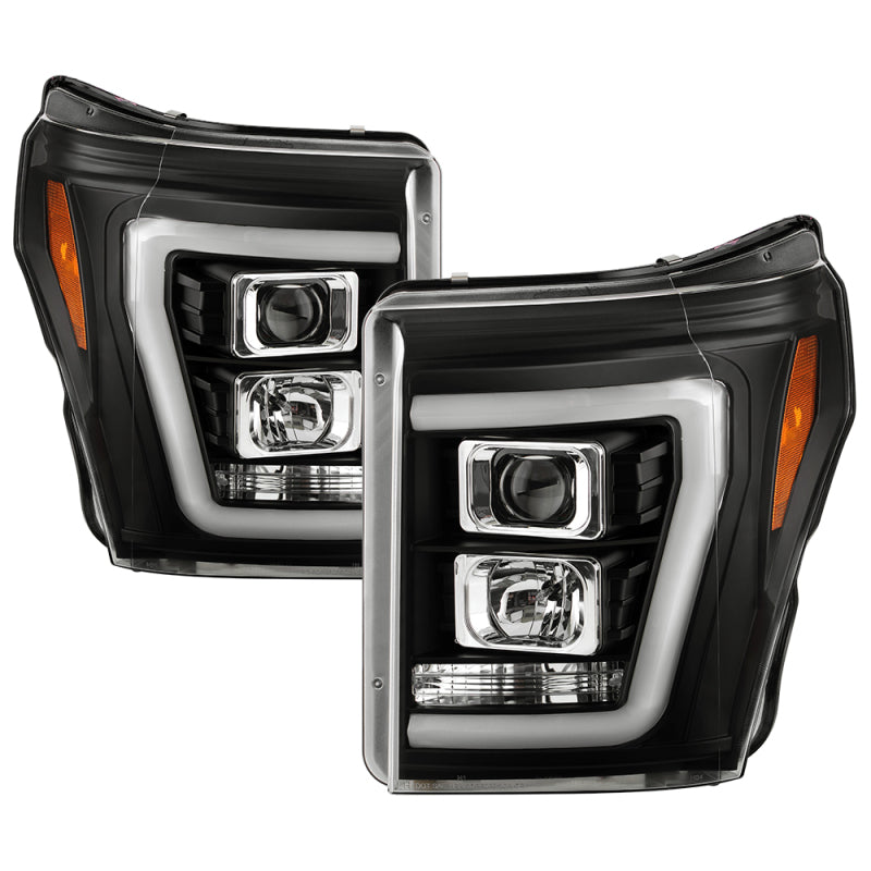 Spyder 5087898 fits Ford 11-16 F250/350/450 V2 High-Power LED Headlights-White