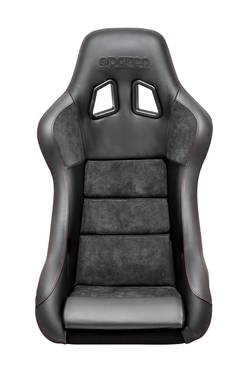 SPARCO 008012RPNRRS Seat QRT Performance Leather/Alcantara Black/Red
