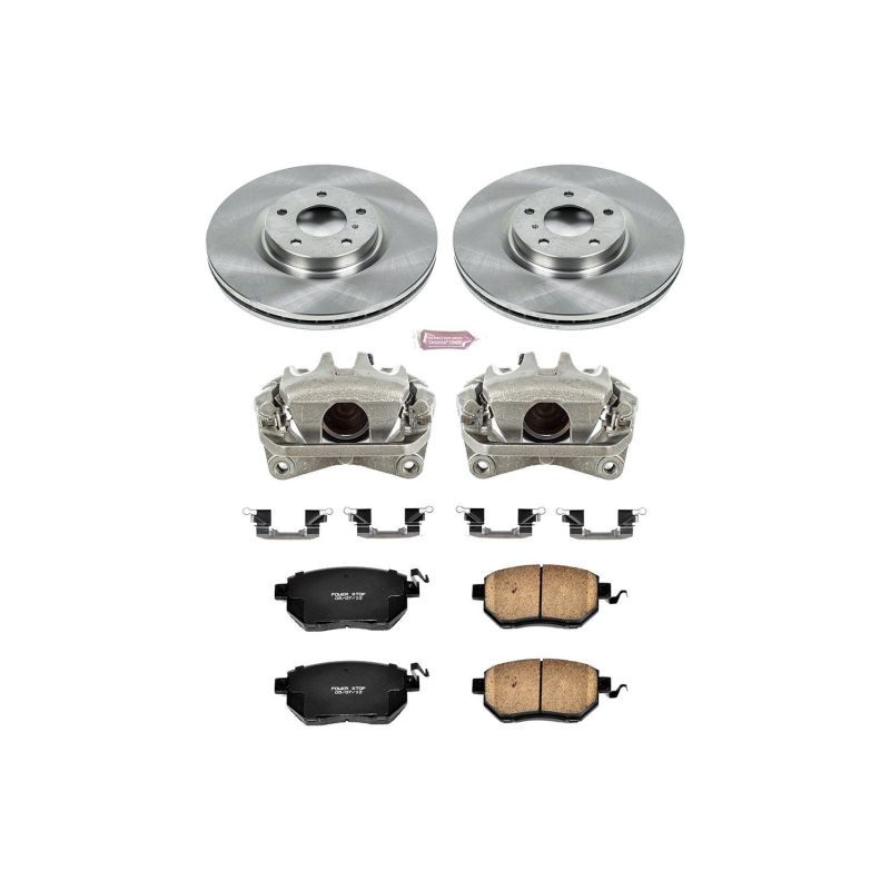 Power Stop KCOE116A 06-07 fits Nissan Murano Front Autospecialty Kit w/Cals