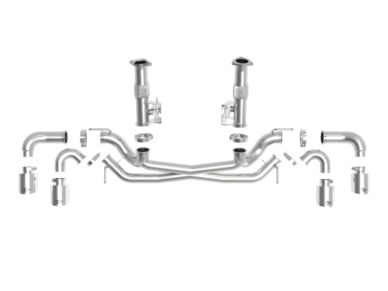AFE 49-34127NM-P orce-Xp 3in to 2-1/2in 304SS Cat-Back (No Muff.) 2020 fits Che