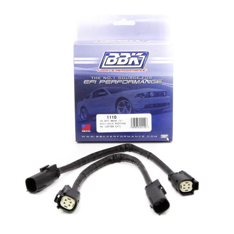 BBK 1110 Mustang V6 GT Rear O2 Sensor Wire Harness Extensions 12 (pair)