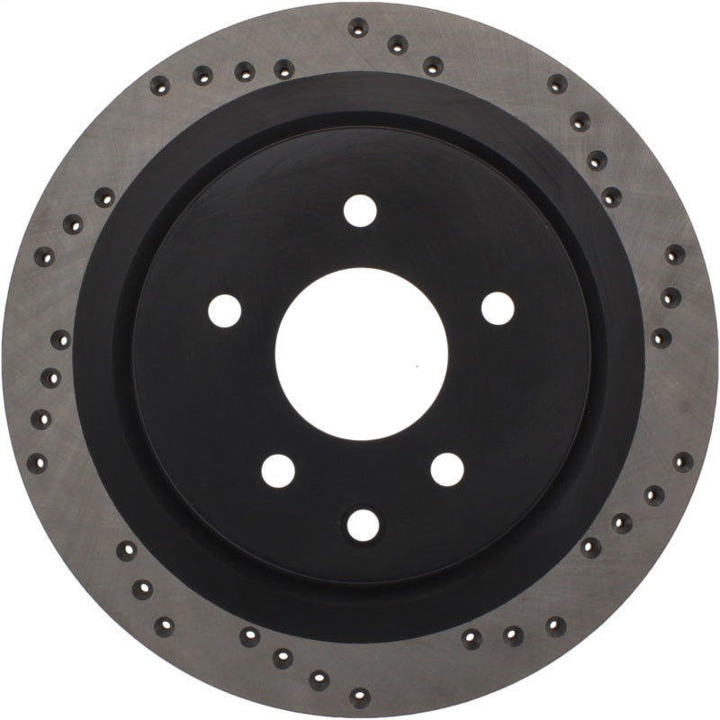 Stoptech 128.42088CL 08-09 Infiniti EX35 / 05-08 G35 / 09 G37 / 06-09 M35/M45 Cryo Drilled Left Rear Rotor