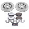 PowerStop K4564-26 04-09 fits Audi S4 Rear Z26 Street Warrior Brake Kit