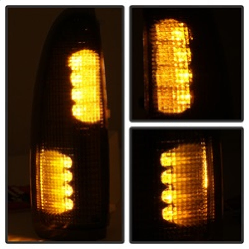 xTune 9924729 fits Ford Superduty F250-F650 03-07 Amber LED Mirror Signal Lens