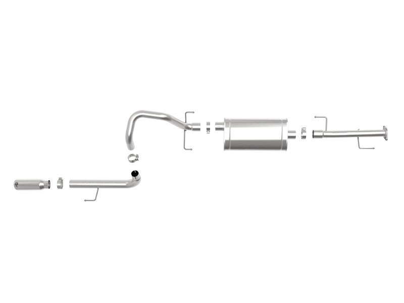 AFE 49-36040-1P rce XP 2.5in 304-SS Exhaust Cat-Back w/ Polished Tip 10-20 fits
