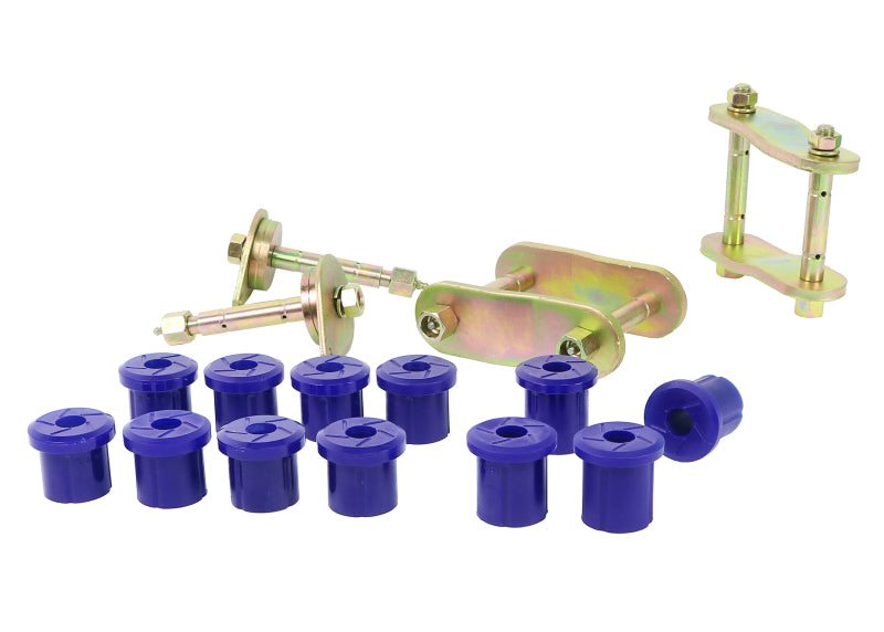 SuperPro KIT193SK 07+ fits Toyota Land Cruiser Greaseable Leaf Spring and Shackl