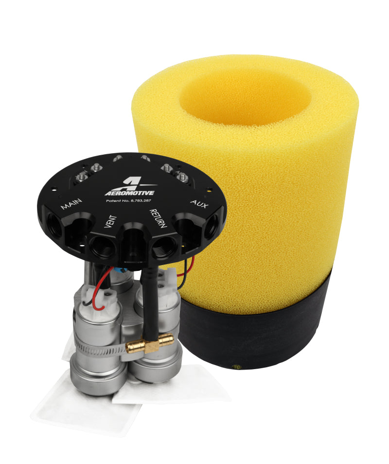 Aeromotive 18311 Fuel Pump - Phantom Trifekta Universal In-Tank - 450lph - 6-10