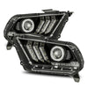 AlphaRex 880112 fits Ford 10-12 Mustang PRO-Series Projector Headlights Plank S
