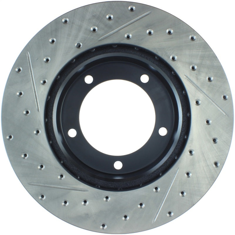 Stoptech 127.44086L Slotted & Drilled Sport Brake Rotor