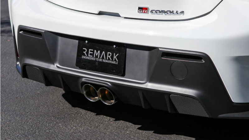 Remark RMK-05-EC01T-02 2023+ fits Toyota GR Corolla Carbon Fiber Outer Exhaust Block Off Plates
