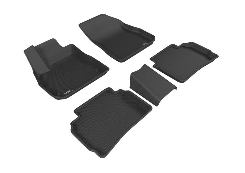 3D MAXpider 2022 fits Honda Civic Kagu 2nd Row Floormat - Black (W Rear Usb Por