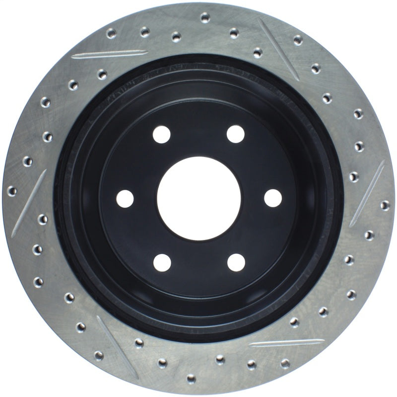 Stoptech 127.66041R Slotted & Drilled Sport Brake Rotor