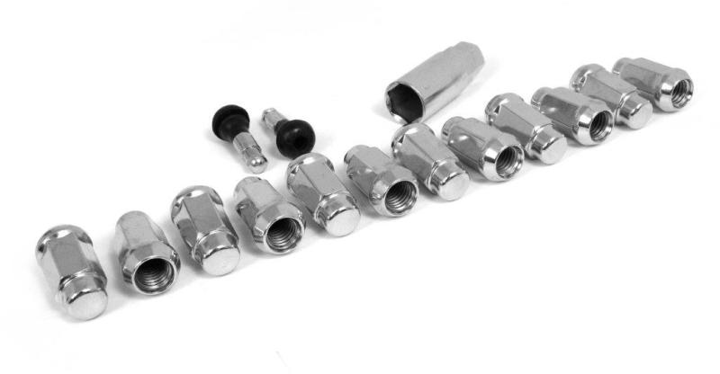 Race Star 602-2428-12 14mmx1.50 Closed End Acorn Deluxe Lug Kit (3/4 Hex) - 12 PK