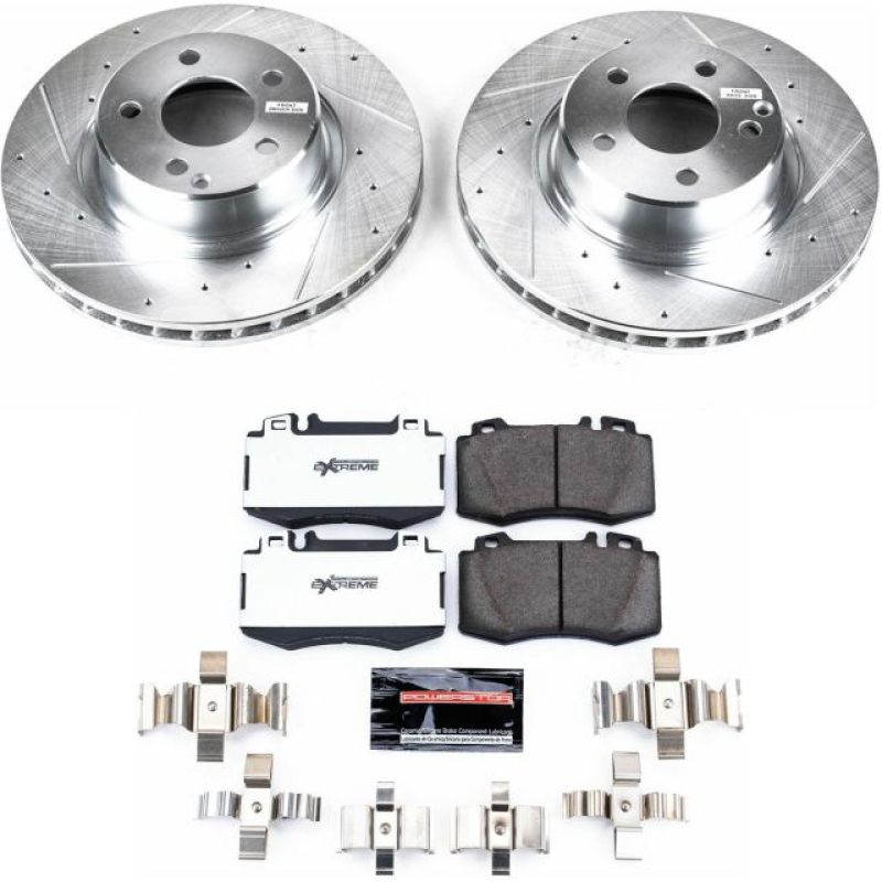 PowerStop K2932 26 fits Mercedes-Benz CL500 Front Z26 Street Warrior Brake Kit