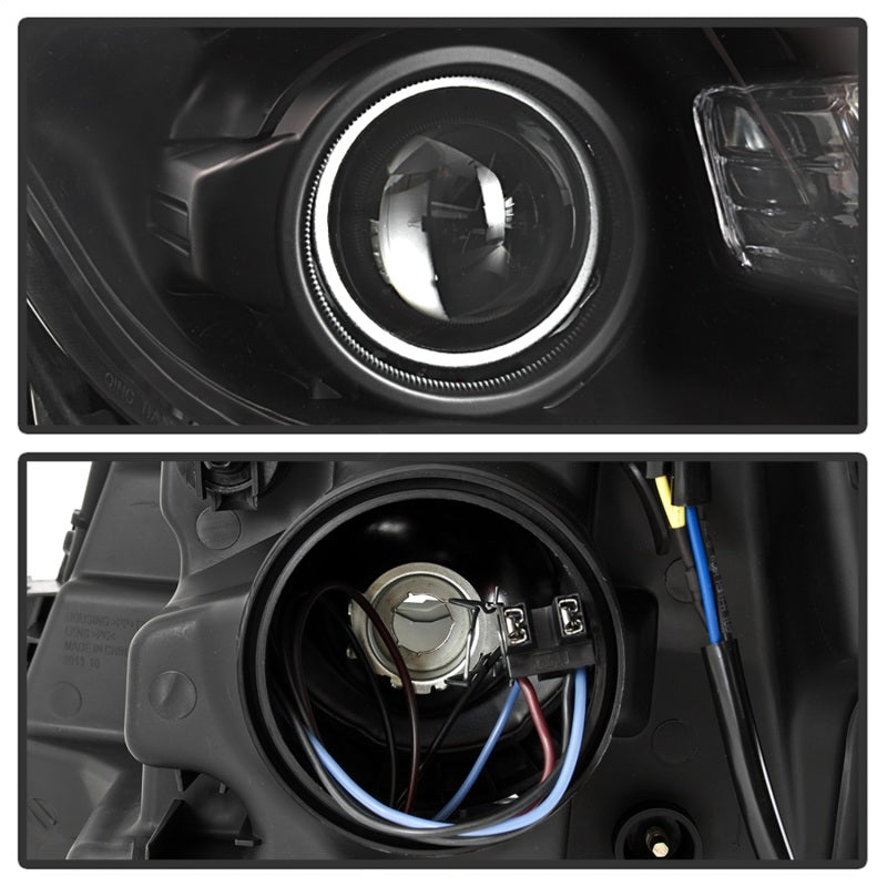 xTune 9042416 11-15 fits Ford Explorer OEM Style Halogen Headlights - Black (HD