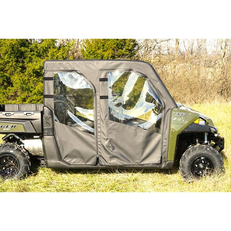 Seizmik 51-21003 14-19 Polaris 1000 fits Ranger XP Crew Soft Doors w/ Zippers Ki