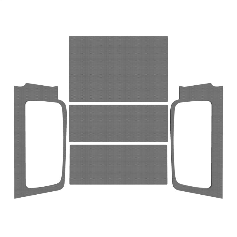 DEI 50603 fits Jeep 04-06 Wrangler LJ Unliminted Headliner Complete Kit - Gray