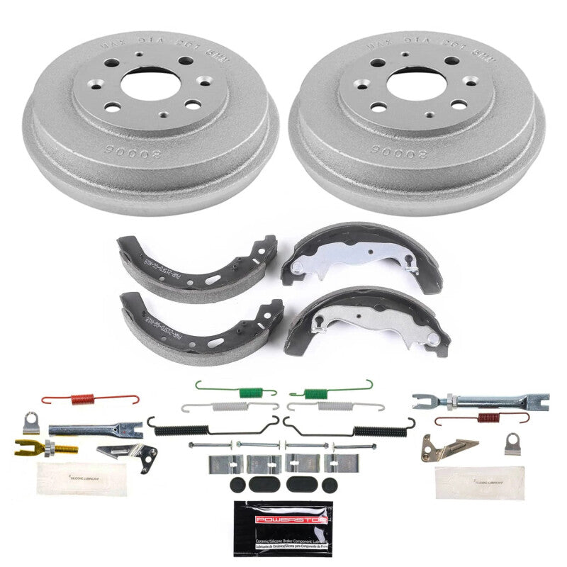 Power Stop KOE15514DK 11-14 fits Mazda 2 Rear Autospecialty Drum Kit