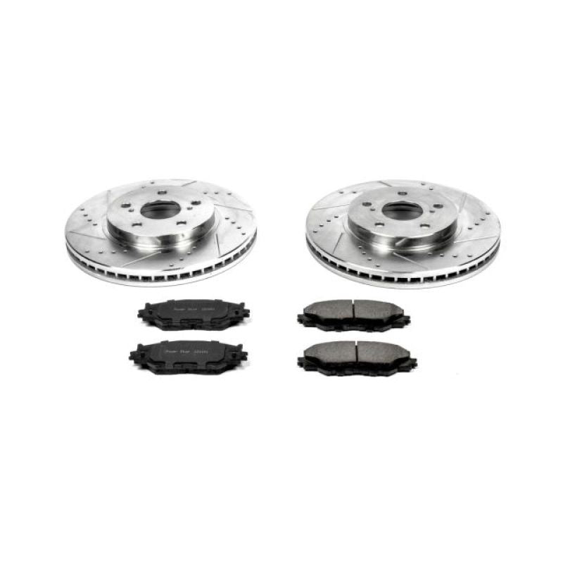 PowerStop K2406 fits Lexus 06-15 IS250 Front Z23 Evolution Sport Brake Kit
