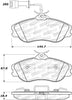 Stoptech 308.0419 Street Brake Pads