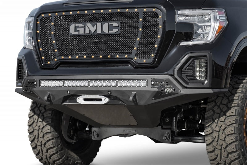 Addictive Desert Designs F471423030103 2019 fits GMC Sierra 1500 SF Front Bumper w/ Winch Mount&Sensor Cutout