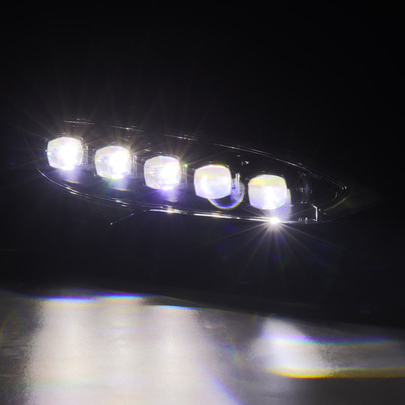 AlphaRex 880878 12-21 fits Tesla Model S NOVA LED Proj Headlights Alpha-Black