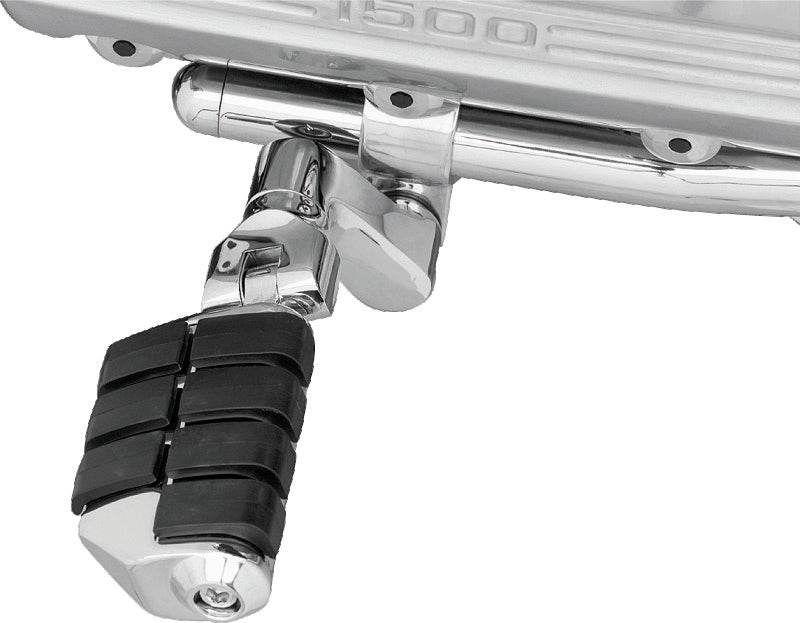 Kuryakyn 7976 Kuryakyn Dually ISO Offset Highway Pegs With 1inch Clamp Chrome (Pair)