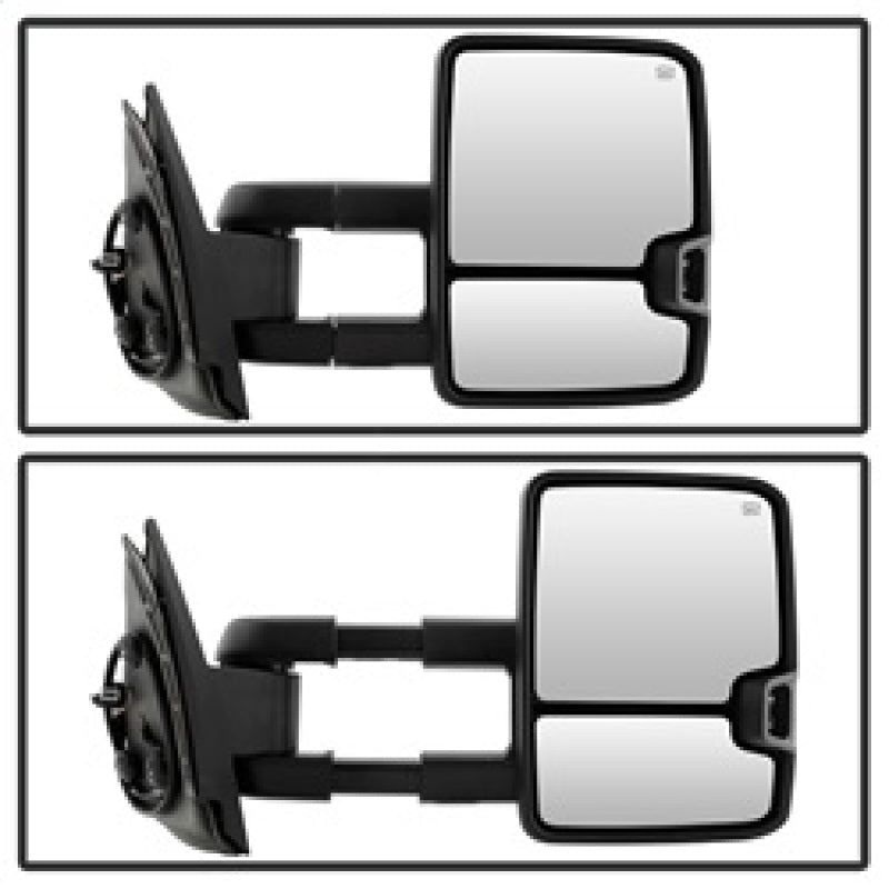 xTune 9936760 fits Chevy Silverado 07-13 Heated Amber LED Signal Mirrors Chrome